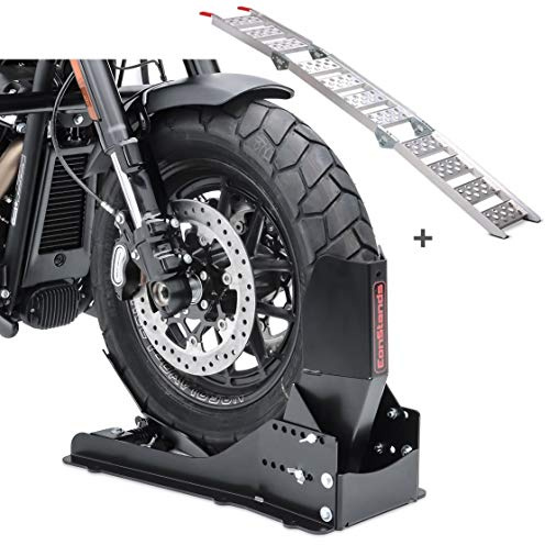 Set Motorradwippe Constands Easy Vario Fix + Auffahrrampe Alu III SW12