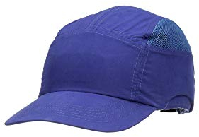 3M First Base + Bump Cap / Safety Cap, EN812 Protection, Blue Standard Peak (70mm)