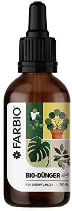 FARBIO NPK Grünpflanzendünger für Zimmer- und Gartenpflanzen | Bio & Vegan | Wichtige Nährstoffe für Deine Pflanze (100ml)