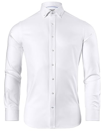 Vincenzo Boretti Chemise, Regular-fit/Taille Normale, sergé - Infroissable