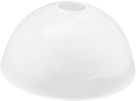 Paralume Lampadario Vetro Smerigliato Atmosfera Natalizia, Bianco Elegante | Copri Lampada Vetro per Decor, Luce Gentile, Vetro Satinato, Ricambio per Studio