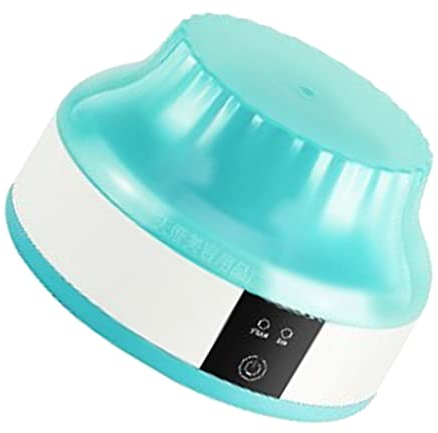 Nagel-Dampfmaschine, Intelligente, Tragbare, Professionelle, Ergonomische, Sichere Steam-Off-Gel-Nagellack-Entferner-Maschine für Nagelkunst-Werkzeug (Blau)
