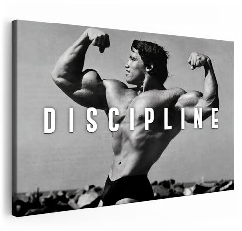 Artmazing | Arnold Schwarzenegger Bild Bunt | S-Art Bilder Modern | Coole Wandbilder Wohnzimmer | Deko XXL | Leinwand XXL