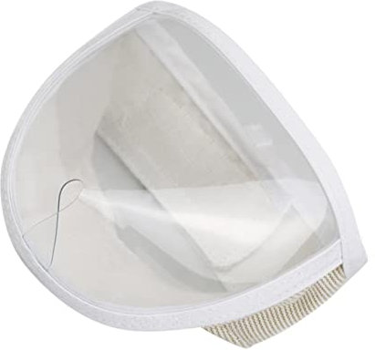 Yardwe Cat Transparent Muzzle Für Katzen Atmungsaktive Und Leichte Beauty-Maske Zum Baden Füttern Und Pflegen Kopfumfang