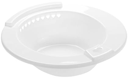 minkissy Badebecken wc toilet women schwangerschaft waterw plastic comfier Sitzbad Hip-Badewanne kein Hocken Bidet Gefangenschaft Waschbecken Männer und Frauen Hintern Becken Weiß