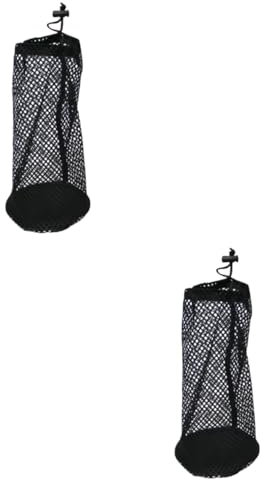 BESPORTBLE 2 Stücke Golf Lagerung Tasche Kordelzug Mesh Tennis Beutel Große Kapazität Nylon