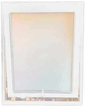 LVLDAWA Einfach Aufgehängte Hausfenster, Horizontales Schiebe- Und Zug-Flügelfenster Aus Aluminium, Bündig Montierte Isolier-Lamellenläden Für Büro, Badezimmer(80x65cm)