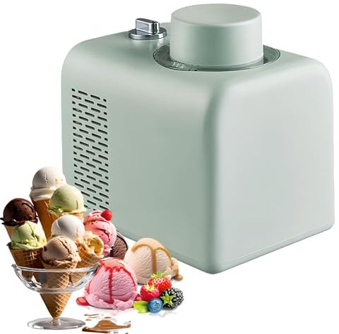 Maker de crème glacée, Machine à Glace Automatique de 500 ML avec 4 Modes, Gardez Froid dans Un Fabricant de Yaourt glacé 8H avec pagaie détachable pour Faire du Sorbet à Service Doux