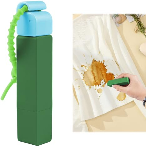 Bolígrafo removedor de manchas, borrador activo 2 en 1 y cepillo para ropa, portátil, removedor de manchas instantáneo, ropa blanqueada, diseño de bricolaje, suministros de limpieza de viaje, elimina