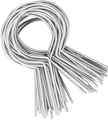 ZAYIUKI 100 bridas multiusos de metal resistente de calibre 11 para proyectos de valla de granja y jardín