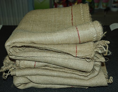 SACCHI DI JUTA (CANAPA NATURALE) PER VARI USI 55 CM X 100 CM (10)