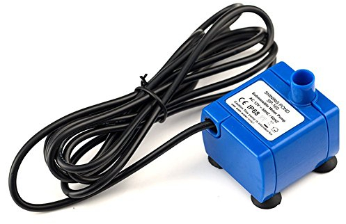 Wasserpumpe,Ersatz 12V Elektrische Wasserpumpe, 5.9ft Lange Kabel Niedrigen Stromverbrauch Super Silent Motor, Kompatibel für ele ELEOPTION Blumen Trinkbrunnen