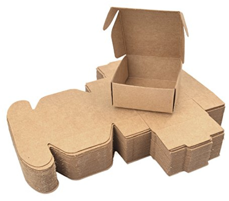 Freahap 50 Stü. Verpackung Karton Box für Handgemachte Seife Kleine Geschenke XL