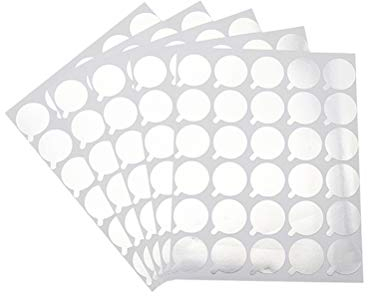 Lurrose 300 stücke Einweg Wimpernkleber Halter Palette Wasserdichte Aufkleber Papier Wimpernverlängerung Kleber Pad Klebstoff Aufkleber Auf Wimpern Jade Stein 2,1 cm