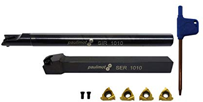 PAULIMOT Gewindeschneid-Set 10 mm für Steigung bis 1,5 mm, 11-teilig