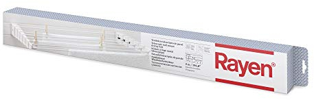 Rayen | Teleskop-Wandwäscheständer | Sowohl für den Innen- als auch für den Außenbereich | 5 Meter Verlegefläche | Platzsparend faltbar | Maße: 80x37 cm | Weiß