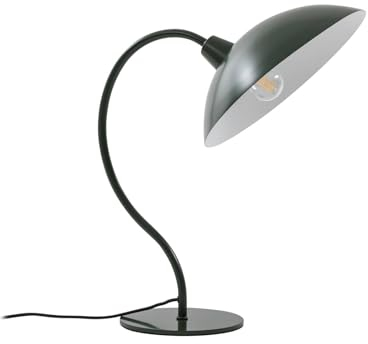 Lucande Tischlampe 'Arvadon' (Modern) in Grün aus Metall u.a. für Wohnzimmer & Esszimmer (1 flammig, E14) - Tischleuchte, Schreibtischlampe, Nachttischlampe, Wohnzimmerlampe