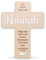 LAUBLUST Personalisiertes Holzkreuz mit Namen & Datum | Kreuz aus Holz - Geschenk für Kinder zur Taufe, Kommunion, Konfirmation & Erstkommunion - Taufkreuz Taufgeschenk von Paten für Mädchen & Jungen