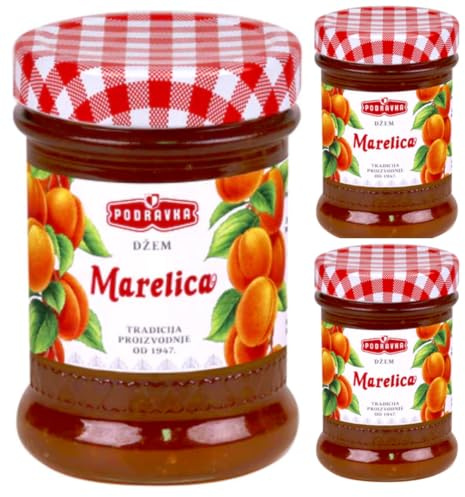 Podravka marmellata di albicocche 360 grammi di vetro x 3 pezzi