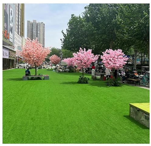 Pasto Artificial Césped Artificial Pasto Sintético Grama Sintética Para Espacios Verdes, Áreas Deportivas Y Zonas De Recreo Fácil De Limpiar,Mantenimiento Bajo Y Diseño Natural Para Cualquier Entorno(