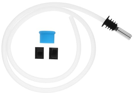 OSALADI Kit D'extension pour Distributeur de Savonnette Évier avec Clapet Anti-Retour Métallique, Tuyau Flexible en Silicone, Anti-déversement, Cuisine, Salle de Bain, Buanderie, Usage Solide