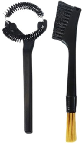 Fangxuee Juego de Cepillos de de Doble Punta para Café Expreso, Ideal para Herramientas de Limpieza de Máquinas de Café Expreso, 58 mm