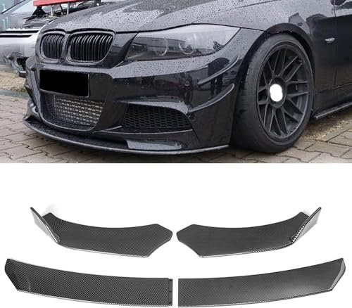 APARC Auto Frontlippe Frontspoiler für BMW 3 Series E90 E91 E92 E93 E60 E61 E46 F30, Frontstoßstange Splitter Spoiler Diffusor Protector Car Zubehör,A/Carbon Fiber