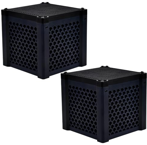 hifrom Aktivkohle Aquarium Filterwürfel, Filter Cube, Aktivkohlefilter Pferdetränke, Aktivkohlefilter Würfel Pferd, Eco Aquarium Wasserreiniger Würfel, Aktivkohlefilter Pferdetränke für Teiche (2)