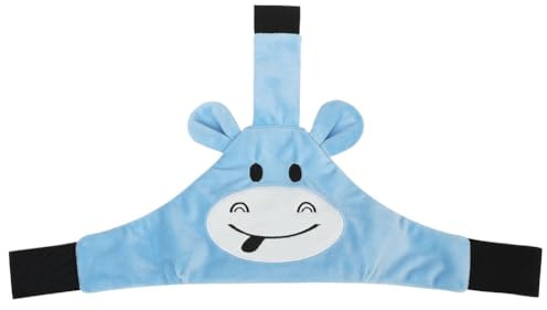 Alaoo Baby Child Car Seat Head Support, Adjustable Car Safe and Cozy Sleep Positioner, Seat Neck Protection Belt for Toddler Child Children Kids Infant (Blue Calf)