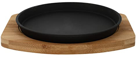 Luxshiny Plat à Barbecue Plat à Rôtir Pour Cuisson Intérieure Et Extérieure Design Ergonomique Avec Coins Arrondis