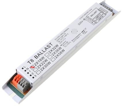 ballast électronique 220-240V AC 2x1 8W/2x3 0W/2x5 8W/2x3 6W/1x36W, Ballast électronique T8 à large tension, Ballasts de lampe fluorescente, livraison directe(2x18W)