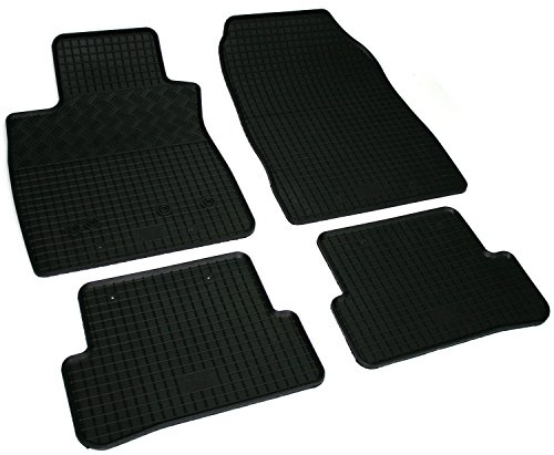 Gummi Fußmatten Set, 4teilig, Gummifußmatten Gummimatten Matten