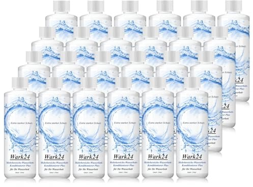 Wark24 Wasserbett Konditionierer Conditioner 250ml - Extra starker Schutz - Biologisch abbaubar - bekämpft wirksam Bakterien, Pilze, Hefen sowie Algen (24er Pack)