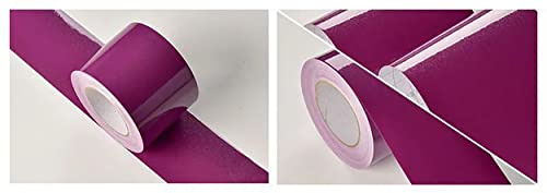 VisitRyl TapetenbordüRe Selbstklebend Vinyl Sockelleiste Dekorative BordüRe Selbstklebende Home BordüRe KüChe TapetenbordüRe Selbstklebend FüR Badezimmer Wohnzimmer Lila Perle 10cm X 500cm
