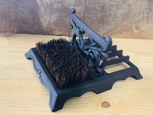 Rustic Cast Iron Boot Brush and Scraper Cleaner