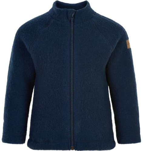 Mikk-line Piumino | Certificato OEKO-TEX Standard 100 | Piumino per neonati e bambini con cerniera per neonati e bambini | 95% lana - 100% lana merino mulesing-free | Per ragazze e ragazzi | Polsini