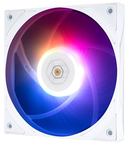 Thermalright TL-H12015W-S Ventola PC - 1900 giri/min, Ventola CPU ARGB ad alte prestazioni da 120 mm, Ventola sottile da 15 mm, Ventola di alimentazione PWM a 4 poli - Adatto per alloggiamento