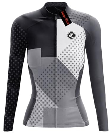 UGLY FROG 2026 Neue Größe Trikot Damen Winter Fleece Thermo Radsport Laufen Akzentuiert Taille Lange Fahrradbekleidung