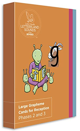 Large Grapheme Cards for Reception: Phases 2 and 3 (Big Cat Phonics for Little Wandle Letters and Sounds Revised)