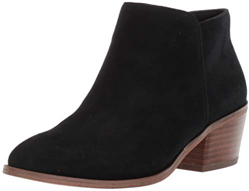 Amazon Essentials Women's Classic Ankle Boots, Black Microsuede, 6 UK