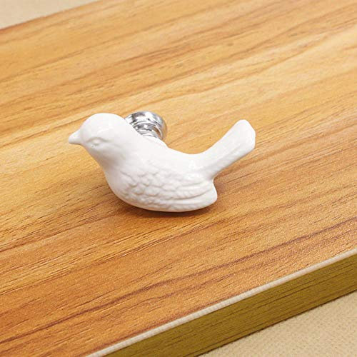 Nette Vögel Keramikknöpfe Kommode Knopf Schublade zieht Griffe Schrank zieht Knopf Rosa Grün Kinderschrank Knopf Möbel Wohnkultur, MBS0016-1