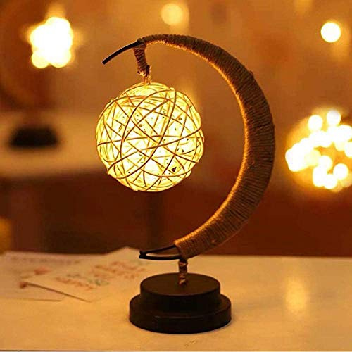 LED Kupfer Draht Lampe Schmiedeeisen Ornamente Nachtlicht Kreatives Schlafzimmer Nordic Style Retro Wind Dekoration Urlaub ohne Batterie