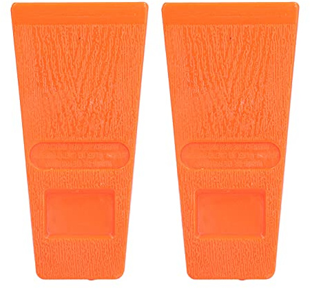 2 cuñas para talar árboles, ahorro de esfuerzo seguro, plástico ABS, división de madera, cuña para cortar árboles, resistente a la intemperie, estable, convenientes, cuñas para motosierra, herramienta