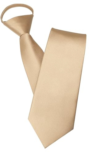 JEMYGINS Herren Reißverschlusskrawatte Krawatte - Eleganter Look in Sekundenschnelle