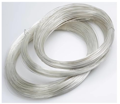 1 st silvertråd, 0,3-2 mm Hard Round Solid 925 Sterling Silver Wiring Wire for smycken DIY, Pärltrådstillbehör, 1 meter (Size : 1.2mm)