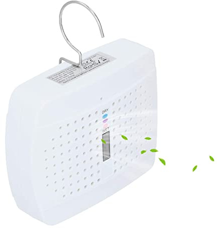 Mini Deshumidificador Reutilizable Máquina de absorción de humedad silenciosa Protección automática Secador de aire eléctrico Elimina la humedad Humedad para dormitorio Baño Garaje Armario Cocina