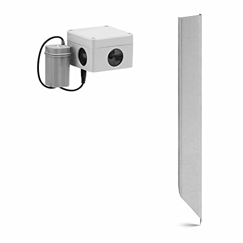 Wiesenfield WIE-AR-005 Ultraschall Tiervertreiber 1500 m² 360° Akku Tiervertreiber Ultraschall-Vertreiber Ultraschall-Tierabwehr