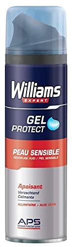 GEL À RASER PEAUX SENSIBLES 200ML, WILLIAMS, LOT DE 4