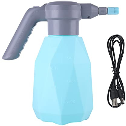 VULTRO Regadera automática de 2 l, botella pulverizadora recargable por USB, boquilla ajustable 360, a prueba de fugas para riego agrícola
