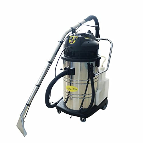 Máquina limpiadora de alfombras de 40L/11 galones, aspiradora multiusos 3 en 1, 110 V 1034 W, extractor de alfombras en seco y húmedo, extractor de cortinas de sofá, succión de 230 mbar (2 paquetes)